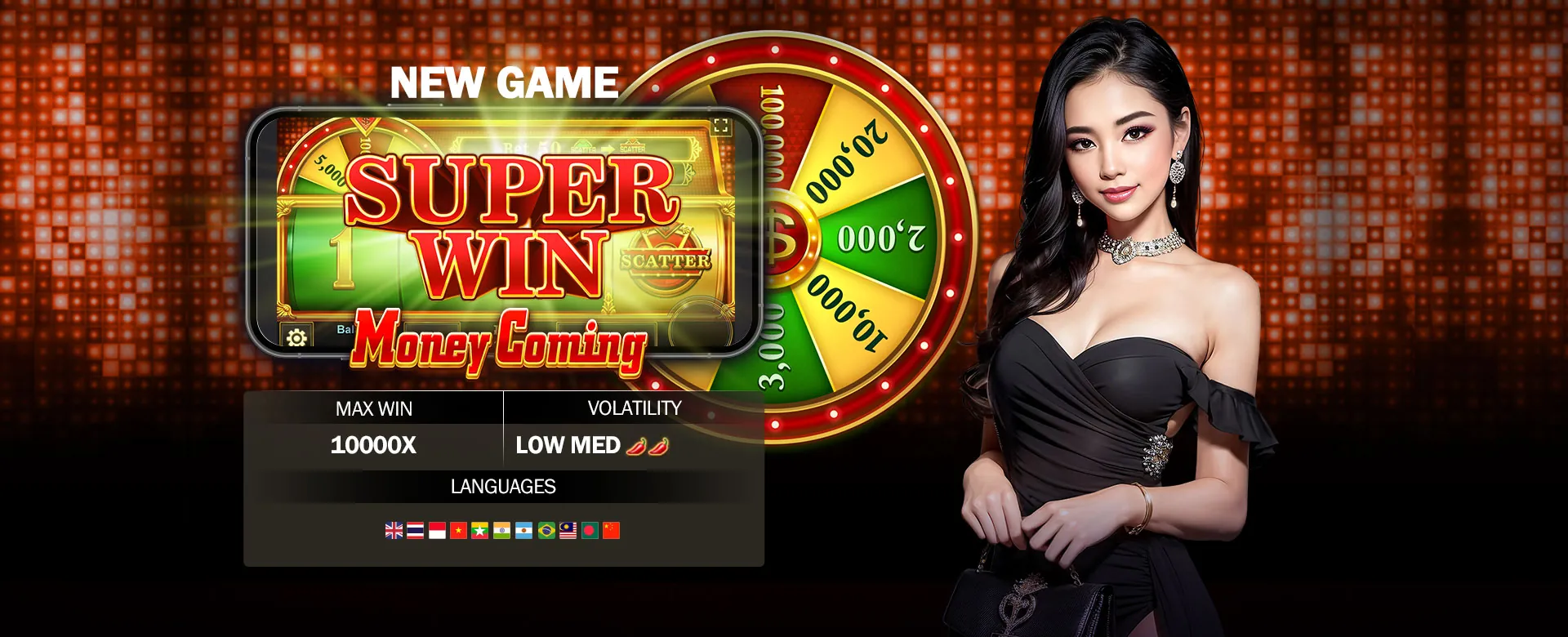 WayV Lucas and Winwin promoting TG77 Slot online casino